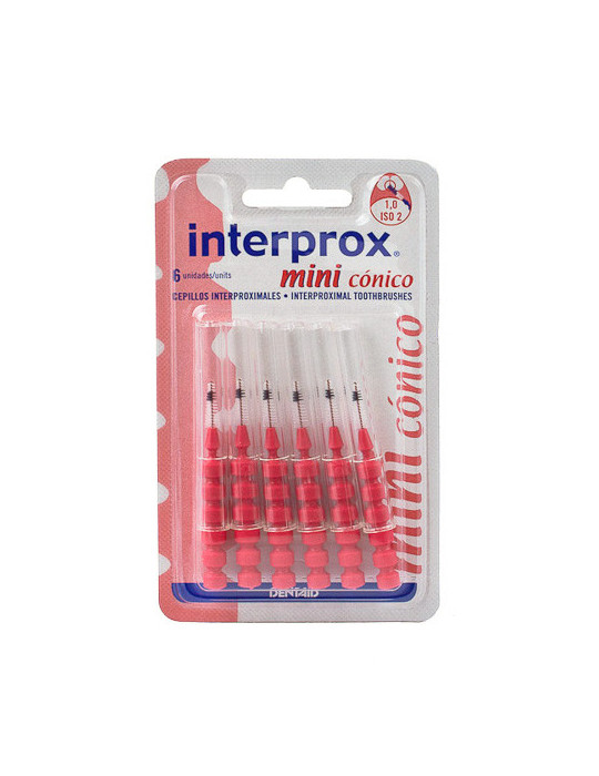 INTERPROX MINI CONICO 6U ROJO