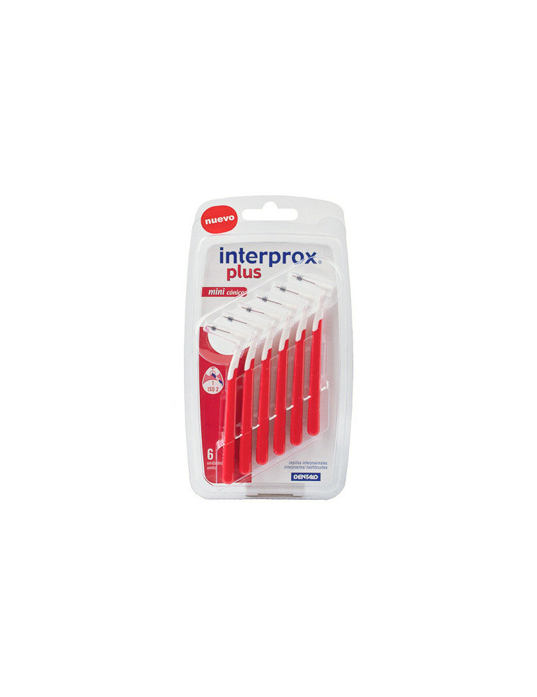 INTERPROX PLUS MINI CONICO 6U ROJO ANGULAR