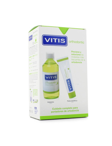 VITIS ORTHODONTIC PASTA DENTIFRICA Y COLUTORIO P