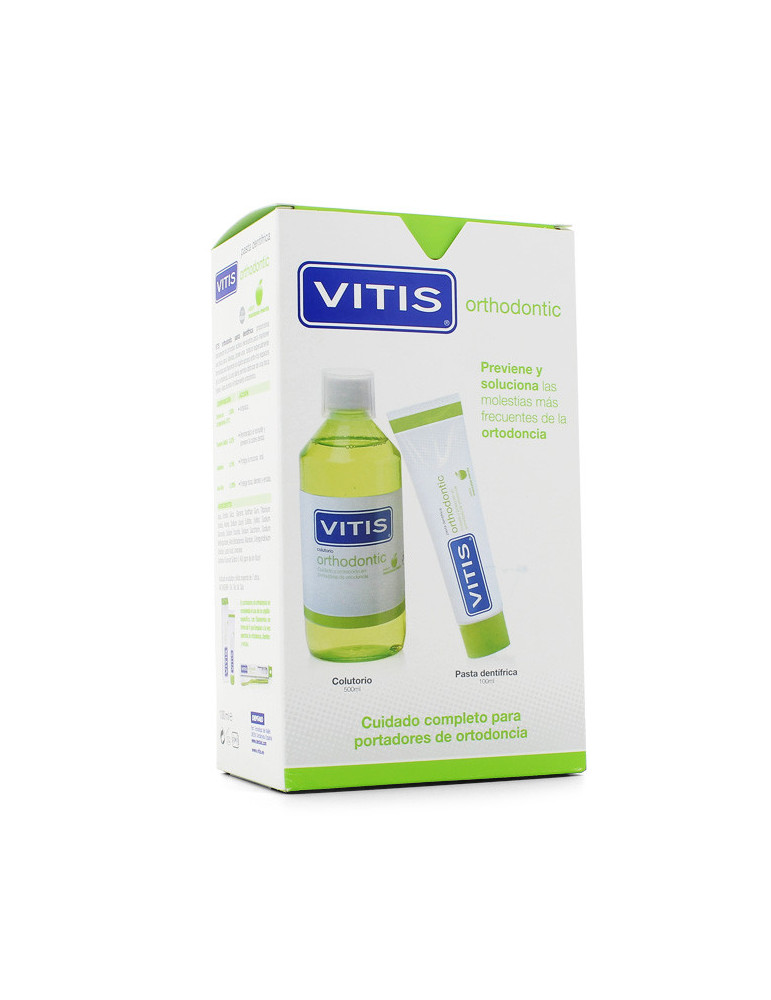 VITIS ORTHODONTIC PASTA DENTIFRICA Y COLUTORIO P