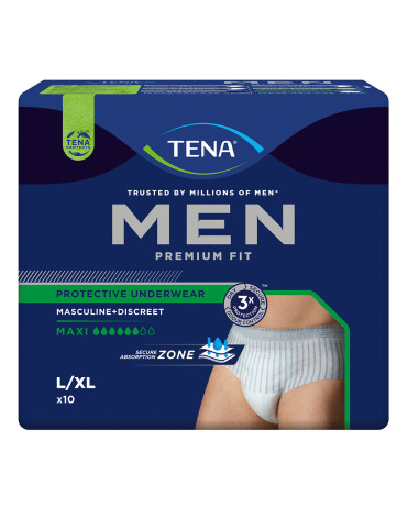 TENA MEN 4 UNDERWEAR CALZONCILLO ABSORB T-L