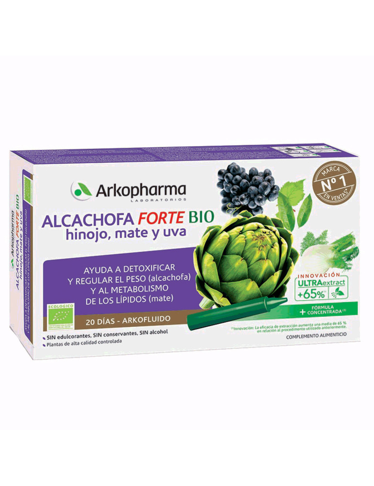 ARKOFLUIDO ALCACHOFA FORTE AMP BEBIBLES 15 ML 20