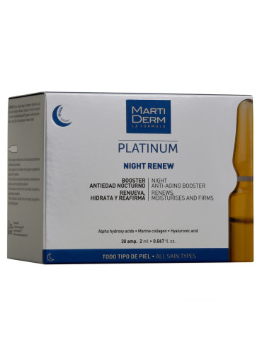 MARTIDERM PLATINUM NIGHT RENEW 30 AMP