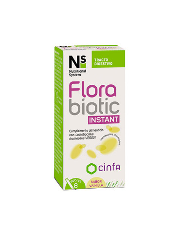 NS FLORABIOTIC INSTANT 8 SOBRES VAINILLA