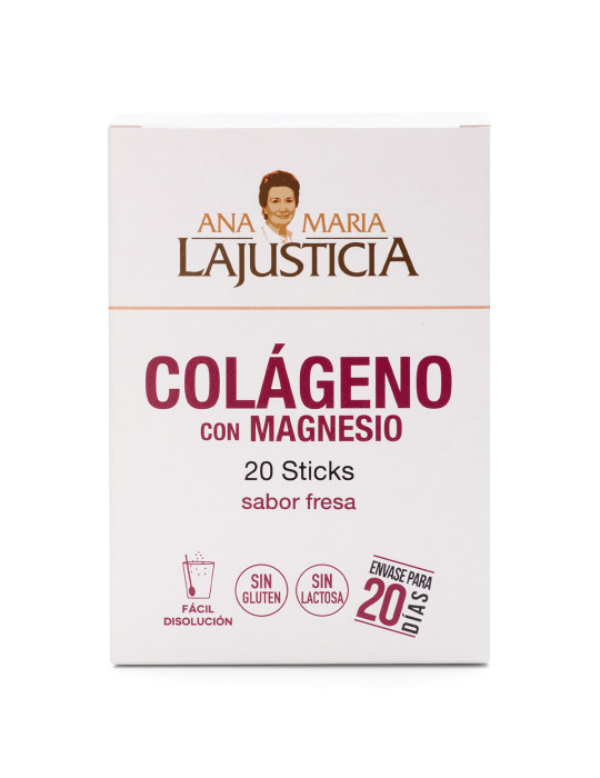 COLAGENO CON MAGNESIO STICKS FRESA 20 STICKS (5