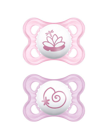 CHUPETE SILIC ROSA MAM ORIGINAL 0-6 M PACKDOBLE