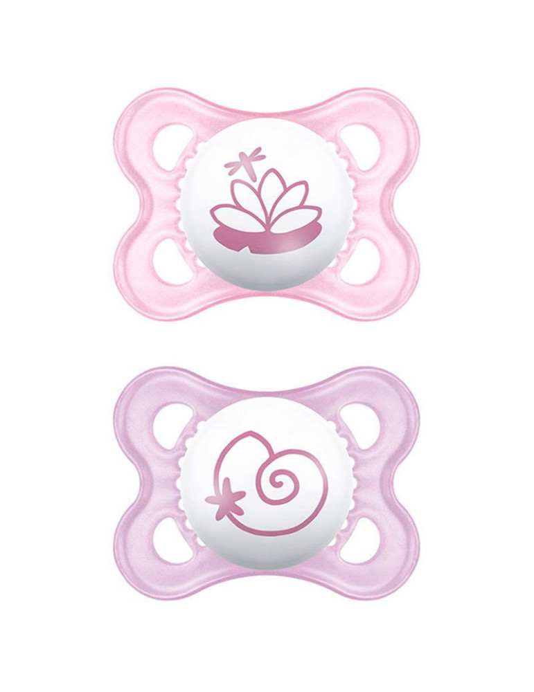 CHUPETE SILIC ROSA MAM ORIGINAL 0-6 M PACKDOBLE