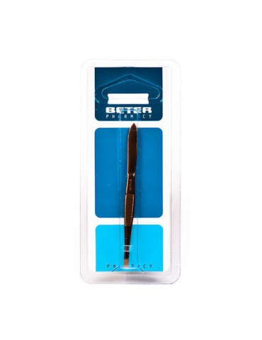 PINZAS DEPILAR BETER P RECTA 7,5 CM DORADA