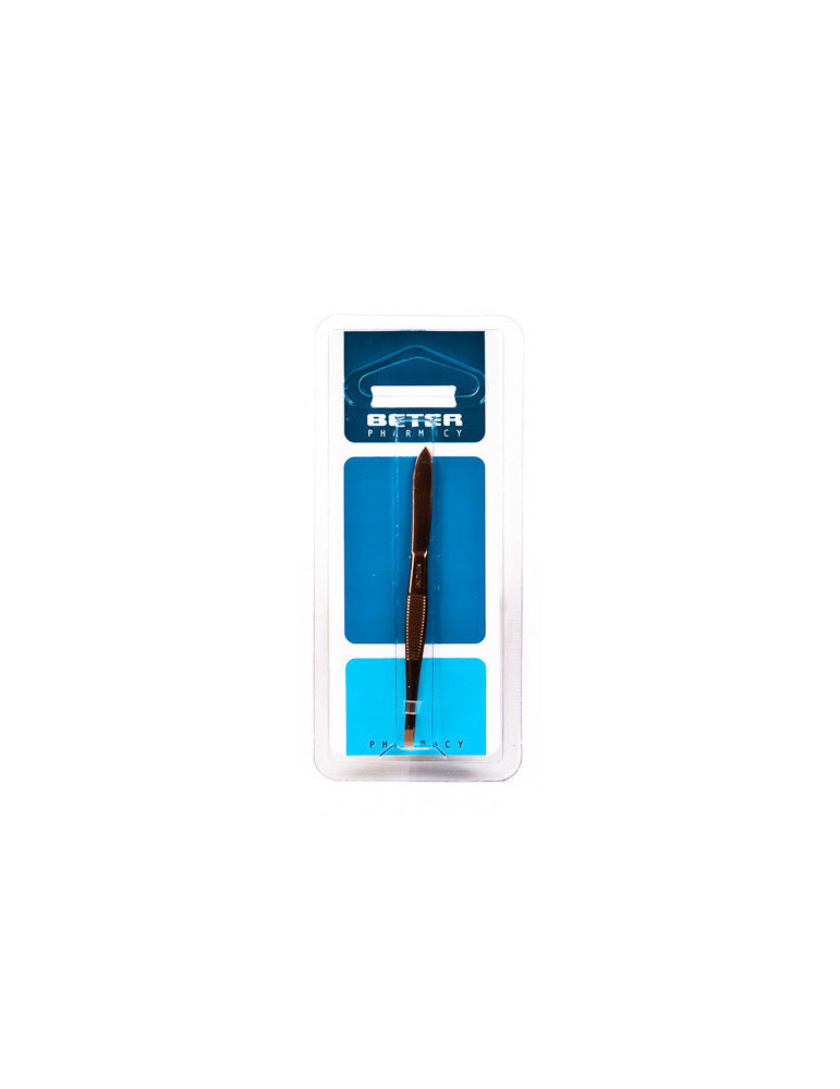 PINZAS DEPILAR BETER P RECTA 7,5 CM DORADA