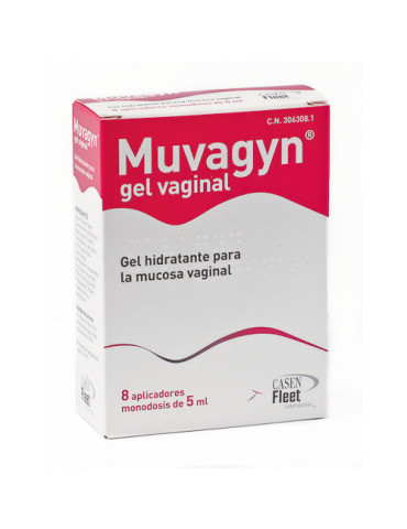 MUVAGYN GEL HIDRATANTE VAGINAL 8 TUBOS