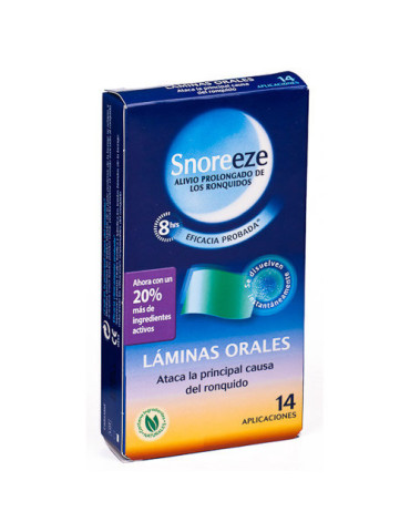SNOREEZE LAMINAS ORALES 14 U