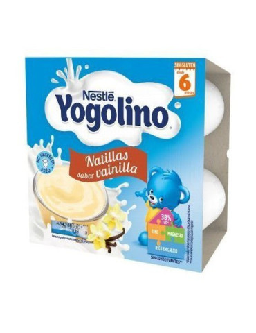 NESTLE YOGOLINO NATILLAS VAINILLA 4X100GR