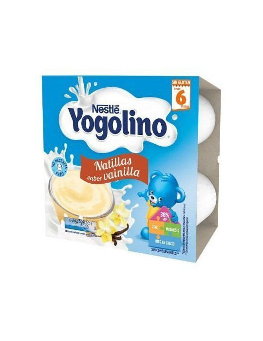 NESTLE YOGOLINO NATILLAS VAINILLA 4X100GR