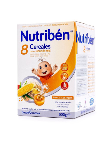 NUTRIBEN 8 CEREALES MIEL 600 GR