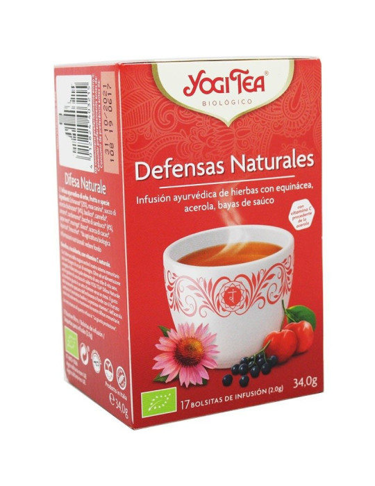 YOGI TEA DEFENSAS NATURALES 17 BOLSITAS INFUSION
