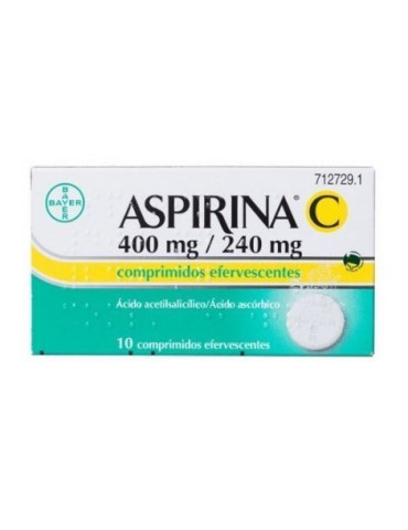 ASPIRINA 500 MG C 20 COMP EFERVESCENTES LIMON