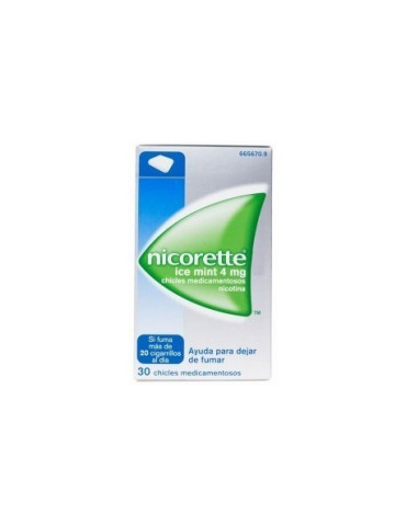NICORETTE 4 MG 30 CHICLES