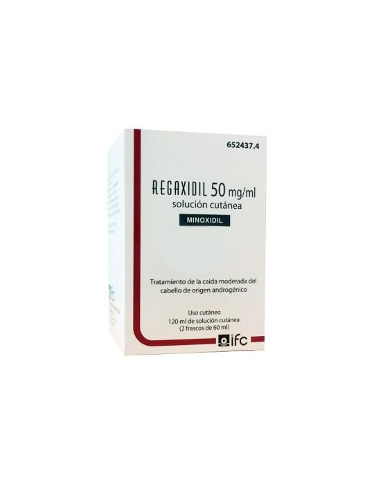 REGAXIDIL 50 MG/ML MINOXIIL 5% 2X60ML