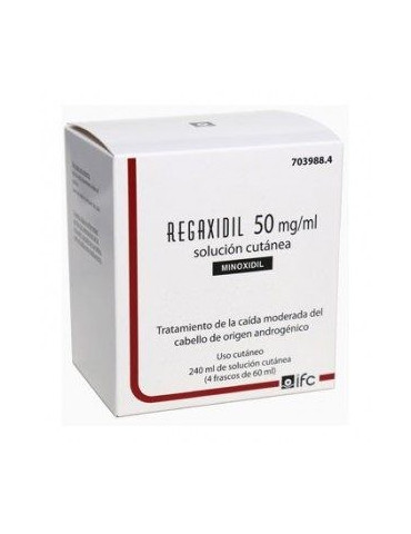 REGAXIDIL 50 MG/ML MINOXIIL 5% 3X60ML