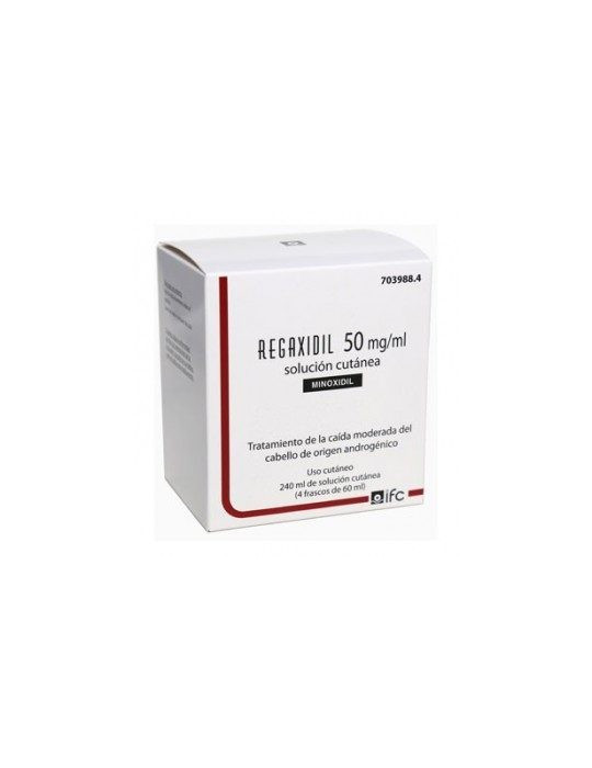 REGAXIDIL 50 MG/ML MINOXIIL 5% 3X60ML