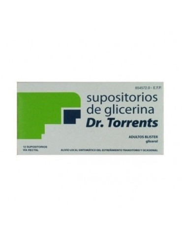 SUPOSITORIOS GLICERINA DR TORRENTS 3.27 G 12 SUP