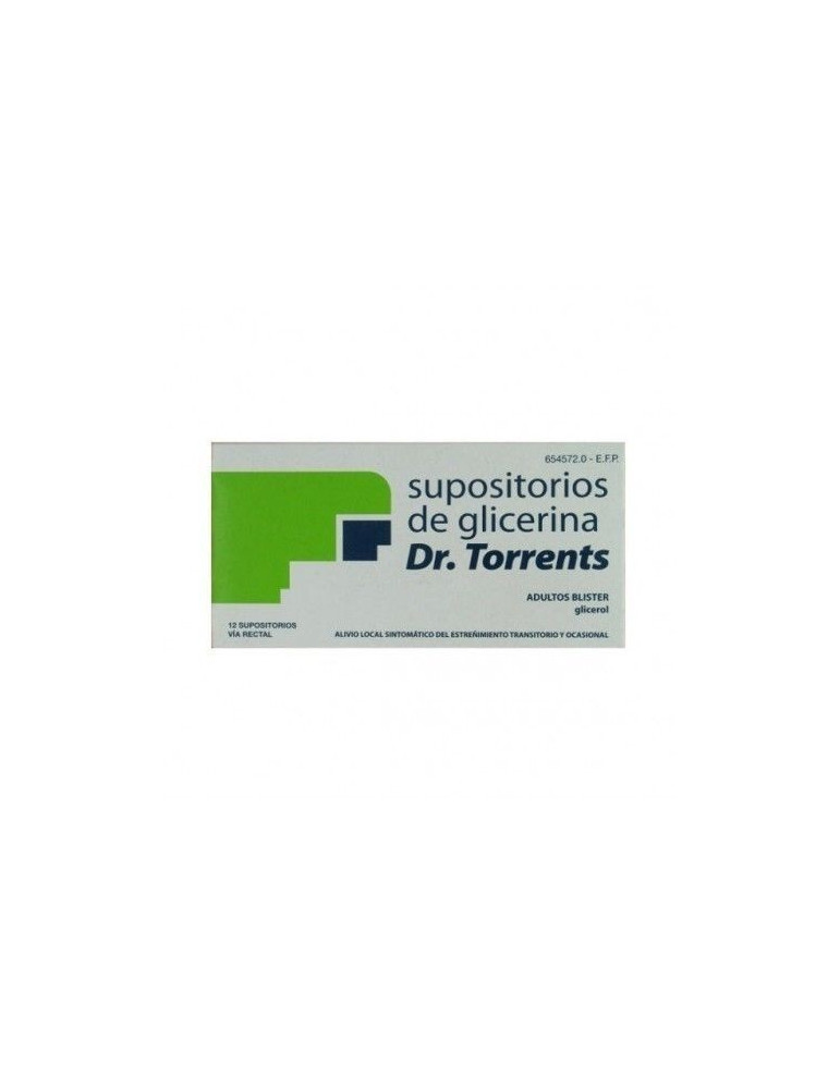 SUPOSITORIOS GLICERINA DR TORRENTS 3.27 G 12 SUP