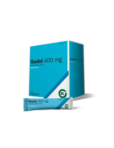 IBUDOL 400 MG 20 SOBRES SUSPENSION ORAL SIN AGUA