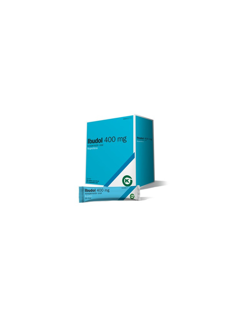 IBUDOL 400 MG 20 SOBRES SUSPENSION ORAL SIN AGUA