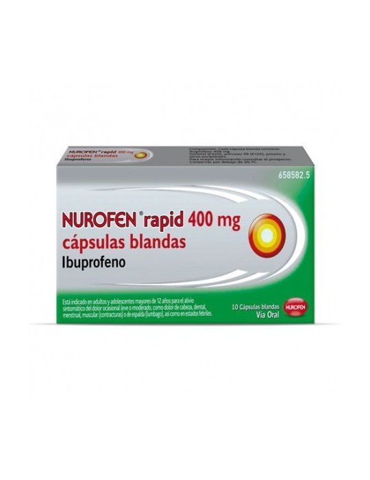 NUROFEN 400 MG RAPID 10 CAPSULAS BLANDAS
