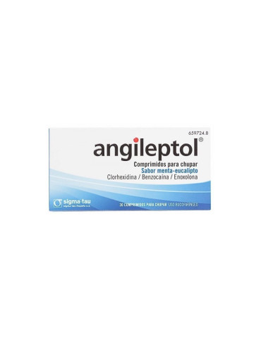 ANGILEPTOL MENTA-EUCALIPTO 30 COMPRIMIDOS