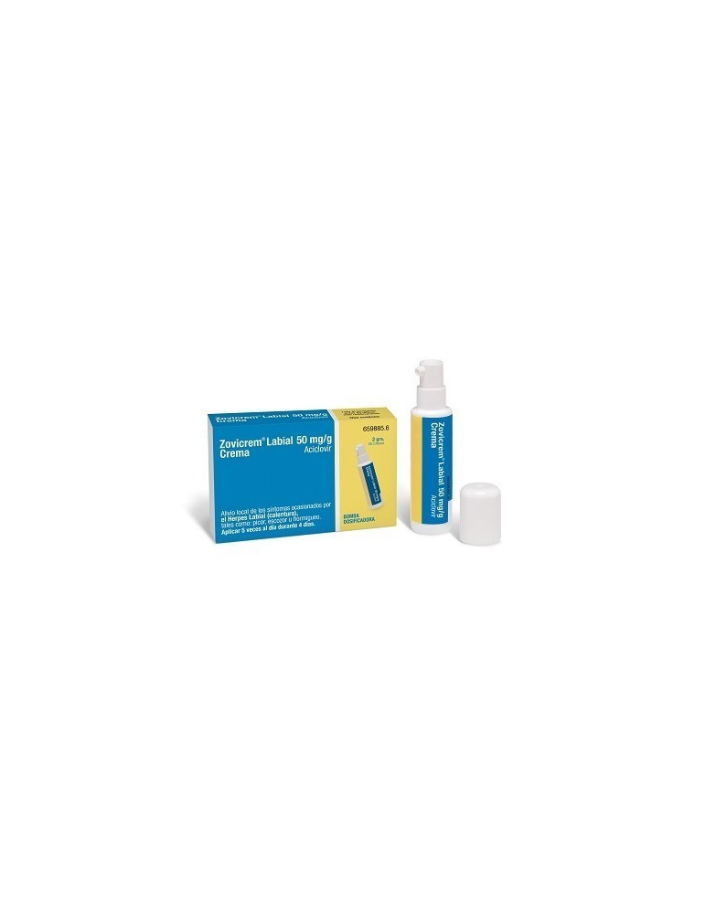 ZOVICREM LABIAL 5% BOTELLA 2 G APICADOR