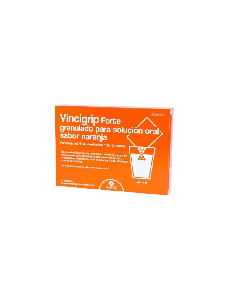 VINCIGRIP FORTE 10 SOBRES NARANJA