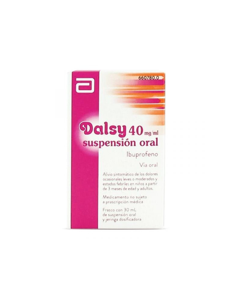 DALSY 40 MG/ML SUSPENSION ORAL 30 ML ROSA