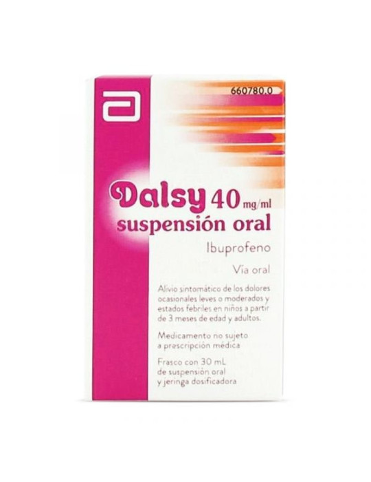 DALSY 40 MG/ML SUSPENSION ORAL 30 ML ROSA