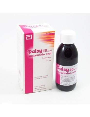 DALSY 4% 200MG/5ML SUSPENSION ORAL 150 ML ROSA