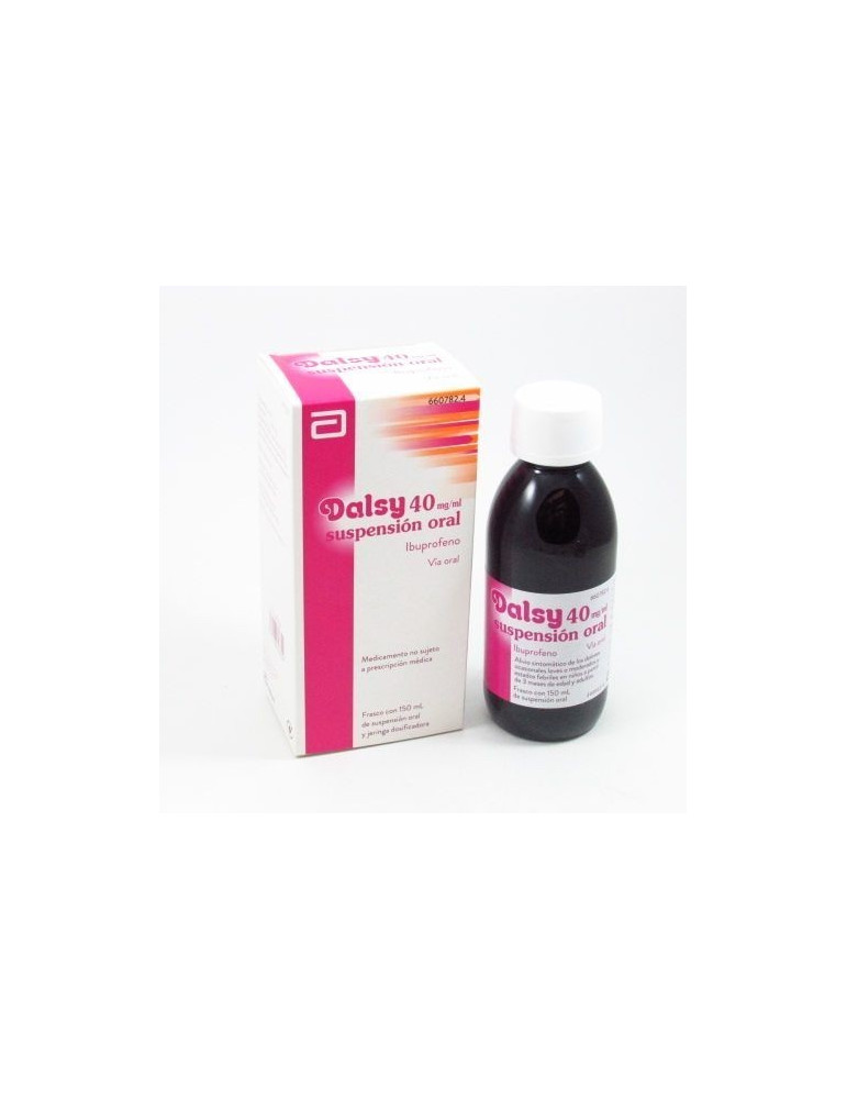 DALSY 4% 200MG/5ML SUSPENSION ORAL 150 ML ROSA