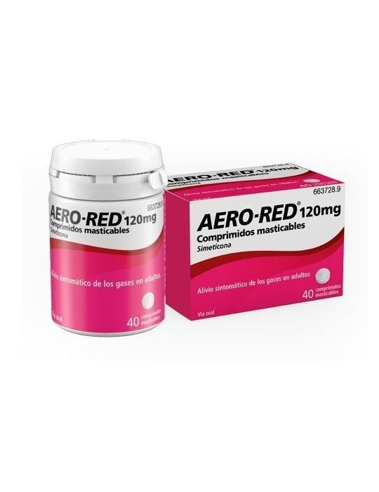 AERO RED 120 MG 40 COMPR MASTIC SABOR NEUTRO