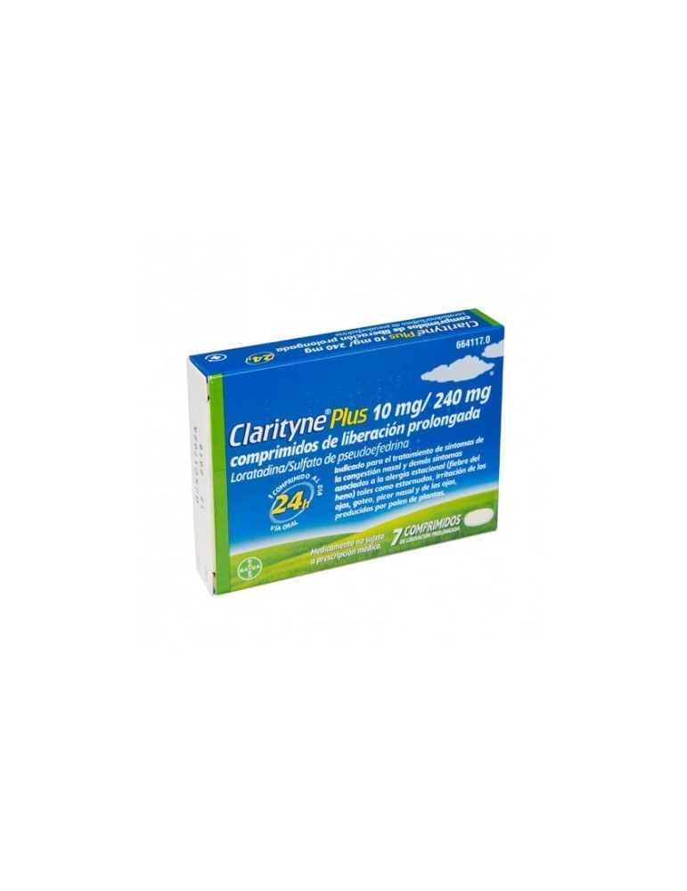 CLARITYNE PLUS 10/240MG 7 COMP