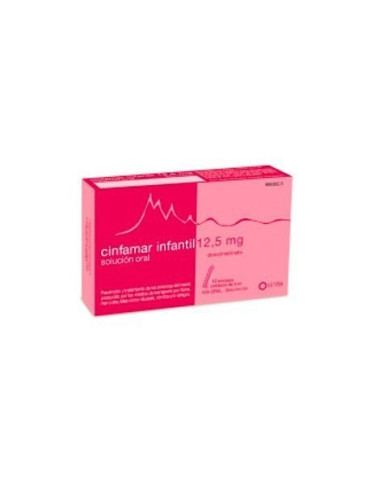 CINFAMAR 12.5 MG SOLUCION ORAL INFANTIL 12 UNIDO