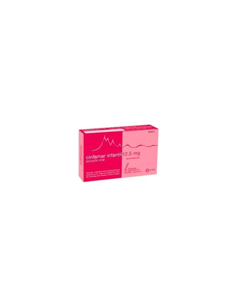 CINFAMAR 12.5 MG SOLUCION ORAL INFANTIL 12 UNIDO