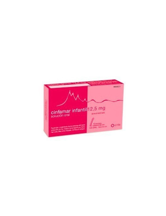 CINFAMAR 12.5 MG SOLUCION ORAL INFANTIL 12 UNIDO