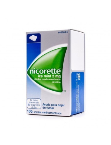 NICORETTE ICE MINT 2 MG 105 CHICLES