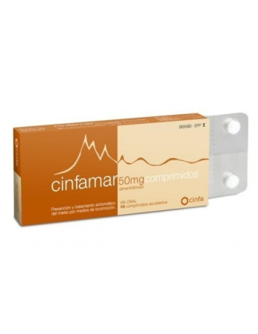 CINFAMAR 50 MG 10 COMP
