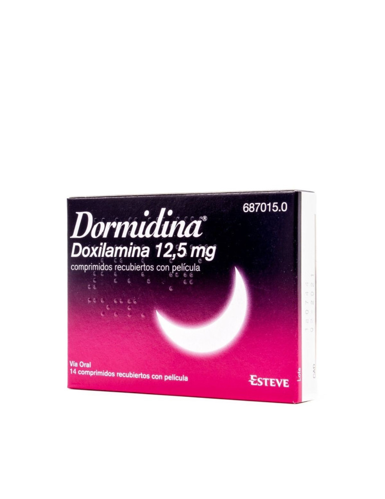 DORMIDINA 12.5 MG 14 COMP ROSA