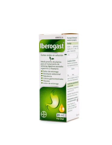 IBEROGAST GOTAS ORALES 20 ML