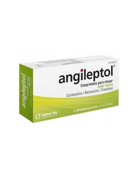 ANGILEPTOL MENTA 30 COMP