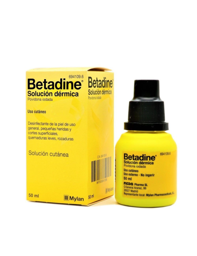 BETADINE SOLUCION DERMICA 50 ML