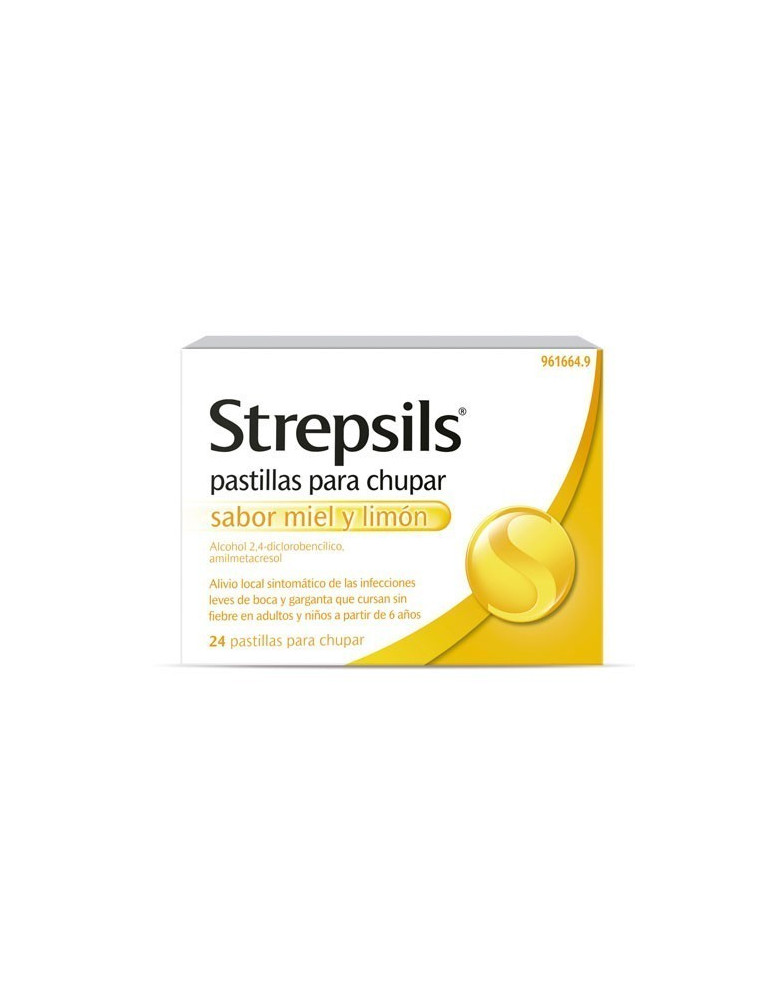 STREPSILS LIMON 24 PASTILLAS
