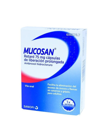 MUCOSAN RETARD 75 MG 30 CAPS