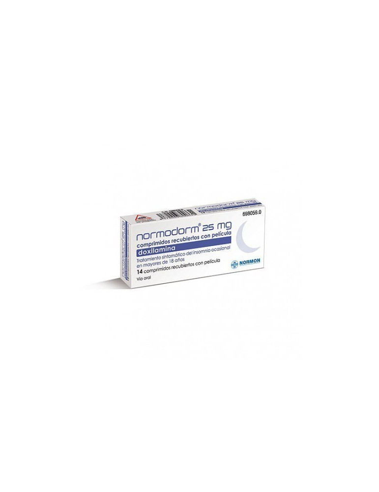 NORMODORM 25MG 14 COMP